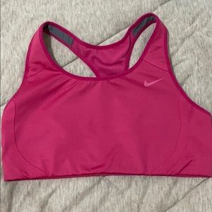 Pink NIKE sports bra